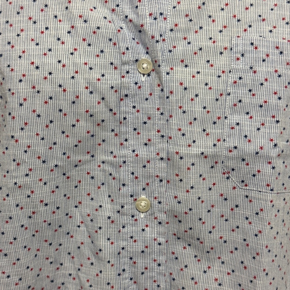 Grayson Washed Stars The Hero Button-Shirt Patriotic Independence Day Cotton - Picture 4 of 7